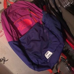 North face book bag